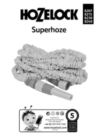 Notice HOZELOCK SUPERHOZE Tuyau d'arrosage