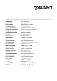 Notice Duravit DCODE Toilette