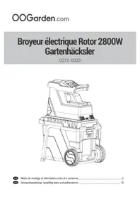 Notice OOGARDEN LSG2815 Hacheuse mécanique