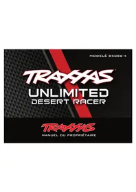 Notice Traxxas UNLIMITED DESERT RACER Jouet radiocommandé