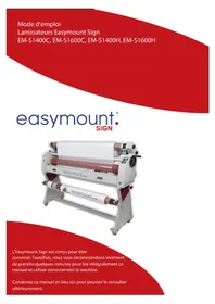Notice Easymount EMS1400C Machine à laminer