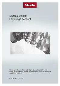 Notice MIELE WTD 163 WCS Lave-linge