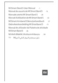 Notice Xiaomi MI SMART BAND 5 Montre