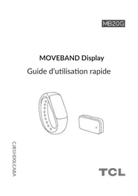 Notice ALCATEL MOVEBAND DISPLAY MB20G Smartwatch
