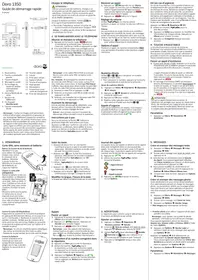 Notice DORO 1350 Smartphone