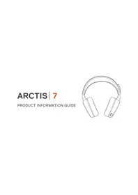 Notice STEELSERIES ARCTIC 7 Casco