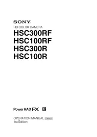 SONY HSC100RF - Camcorder
