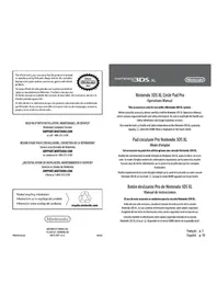 Notice NINTENDO 3DS XL CIRCLE PAD PRO Console