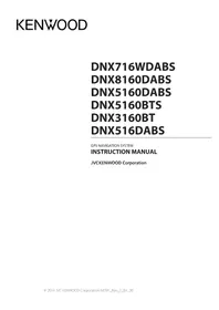KENWOOD DNX3160BT - Système de navigation GPS