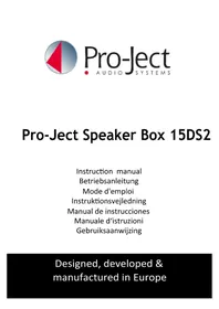 Notice PRO-JECT SPEAKER BOX 15 DS2 Haut-parleur