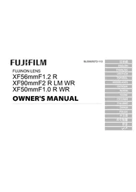 Notice FUJIFILM XF50MMF1.0 R WR Appareil photo