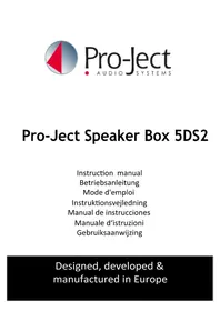 Notice PRO-JECT SPEAKER BOX 5 DS2 Haut-parleur