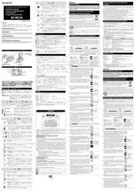 Notice FUJIFILM BCW235 Chargeur de piles