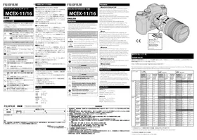 Notice FUJIFILM MCEX11 MCEX16 Accessoire pour appareil photo
