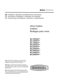 Notice Marvel ML24WDG3RS Réfrigérateur à boisson
