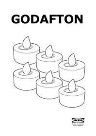 Notice IKEA FÄRGRIK Bougie