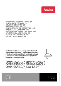 Notice AMICA OMP6552BG Okap kuchenny