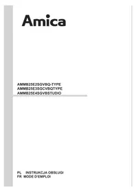 Notice AMICA AMMB25E2SGVB QTYPE Four à micro-ondes