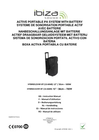 Notice IBIZA SOUND HYBRID12VHFBT Lautsprecher