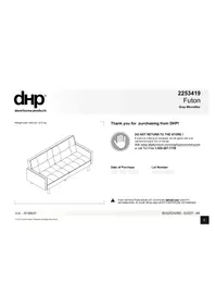 Notice DHP FUTON Canape / sofa / banc