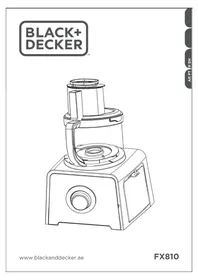 Notice BLACK & DECKER FX810 Food Processor