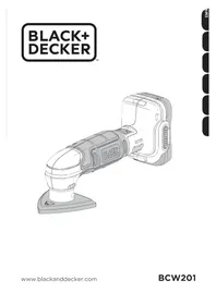 Notice BLACK & DECKER BCW201 Zımpara makinesi