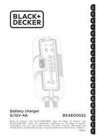 Notice BLACK & DECKER BXAE00022 Battery charger