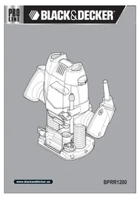 Notice BLACK & DECKER BPRR1200 Router