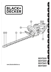 BLACK &amp; DECKER BEHTS501 - Tagliasiepi