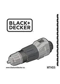 Notice BLACK & DECKER MTHD5 Hammer