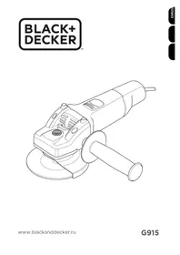 Notice BLACK & DECKER G915 Zımpara makinesi