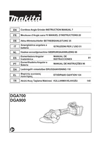 Notice MAKITA DGA700 Broyeur de végétaux