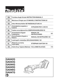 Notice MAKITA GA029GZ Broyeur de végétaux