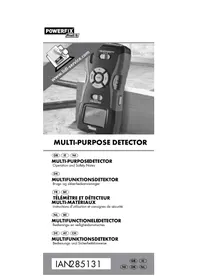 Notice POWERFIX IAN 273599 Metal detector