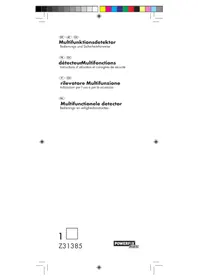 Notice POWERFIX IAN 86750 Rilevatore di metalli