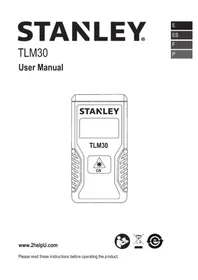 Notice STANLEY TLM30 Laser pointer