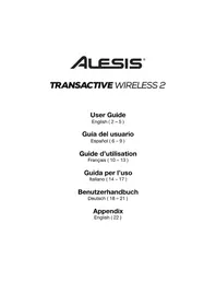 Notice ALESIS TRANSACTIVE WIRELESS 2 Haut-parleur