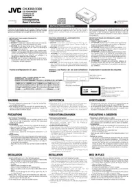 Notice JVC CHX300 Lecteur CD