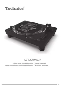 Notice TECHNICS SL1200MK7R Platine_disque