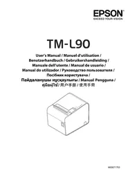 Notice EPSON TML90II LFC Printero