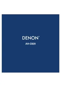Notice DENON AHC820 écouteurs