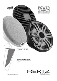 Notice Hertz HEX 6.5 CW Haut-parleur