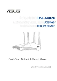 Notice ASUS DSLAX82U Juhtmevaba ruuter