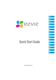 Notice EZVIZ DB1C Zvonky na dveře