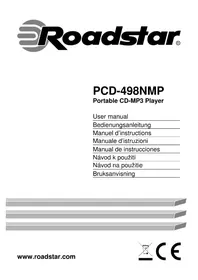 Notice ROADSTAR PCD498NMP Lecteur/enregistreur de cd