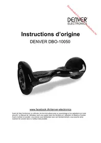 Notice DENVER DBO10050 Scooter auto-équilibrant