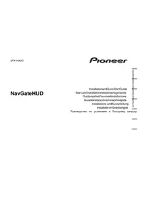 Notice PIONEER NAVGATE HUD Système de navigation GPS