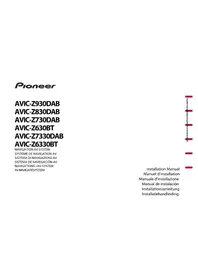 Notice PIONEER AVICZ7330DAB Système de navigation GPS
