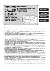 OLYMPUS Camedia D395 - Camera