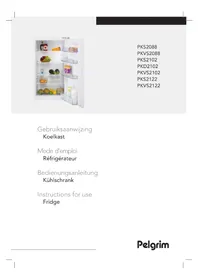 Notice Pelgrim PKS2088 Fridge